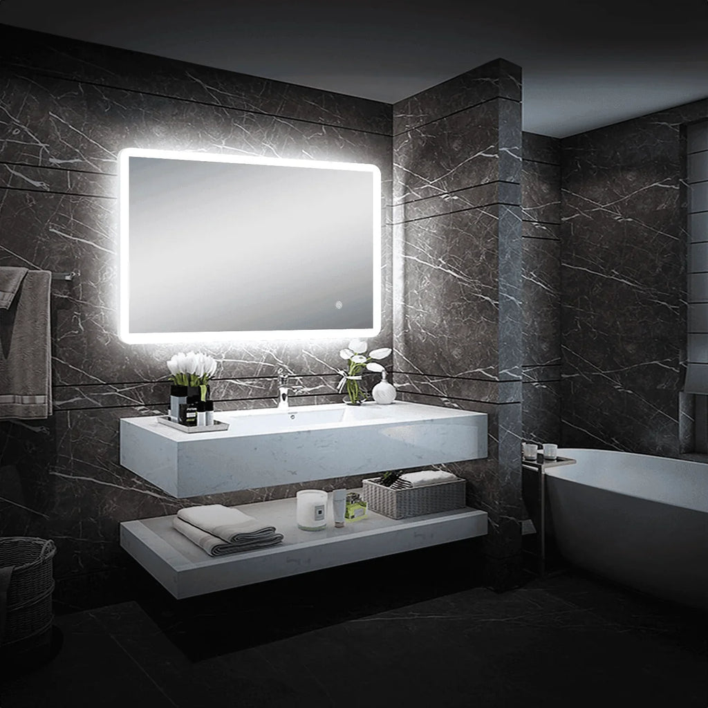Pilsen LED Mirror with Integrated Dimmer