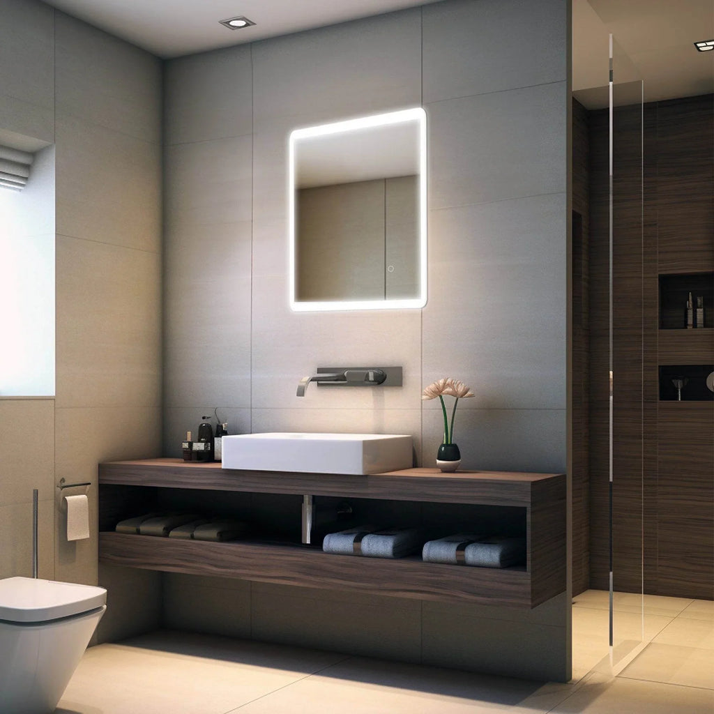Pilsen LED Mirror with Integrated Dimmer
