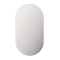 RUBI Miro Oval Backlit LED Mirror with White Frame