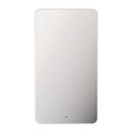 RUBI Miro Rectangular Backlit LED Mirror with White Frame