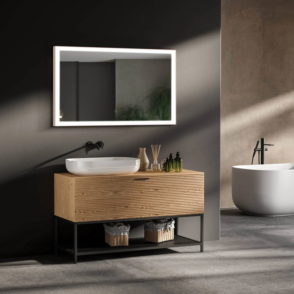 Rose Gold LED Mirror