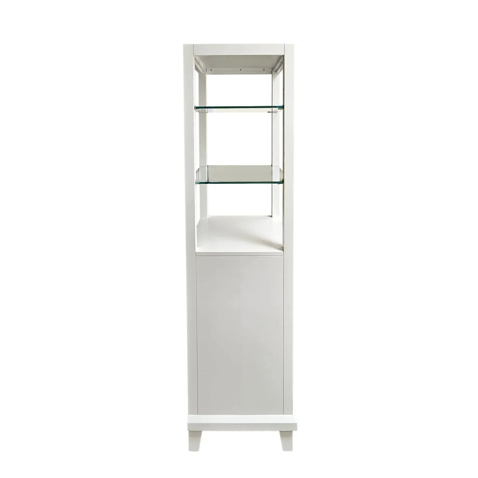 White Linen Cabinet 18"W x 18"D x 60