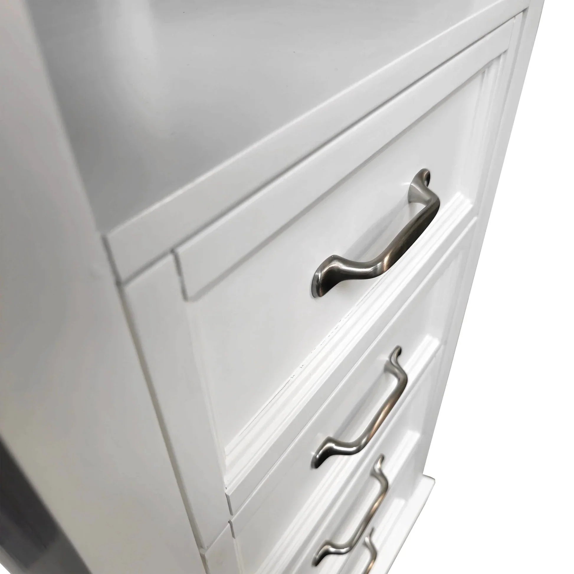 White Linen Cabinet 18"W x 18"D x 60