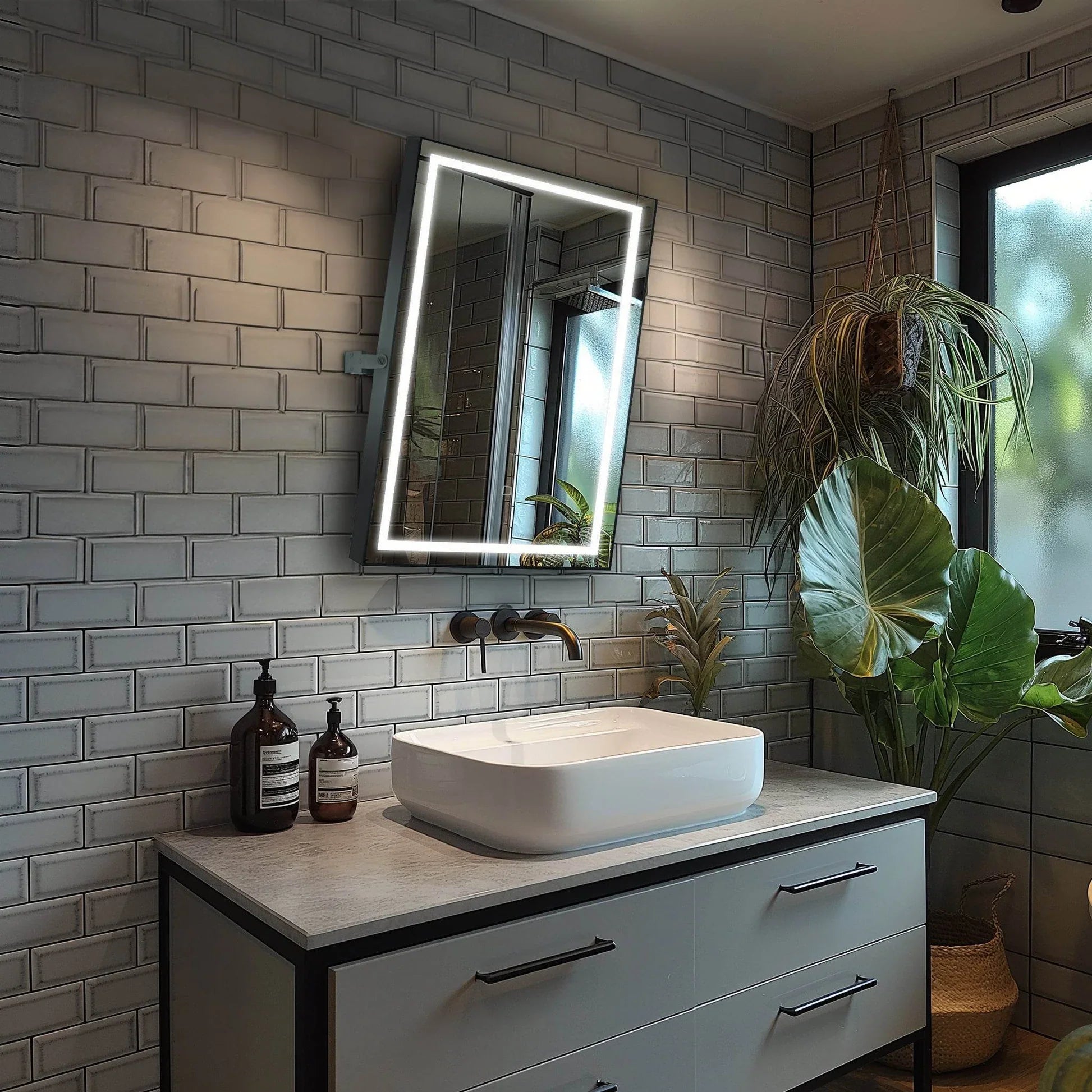 Kalista Pivoting LED Mirror