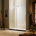 Apollo Frameless Double Roller Shower Door with Frosted Glass