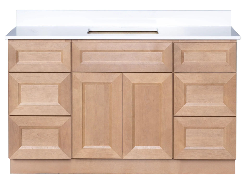 Single Sink Bathroom Vanity in Timber