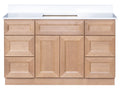 Single Sink Bathroom Vanity in Timber