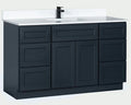 Single Sink Bathroom Vanity in Charcoal Grey