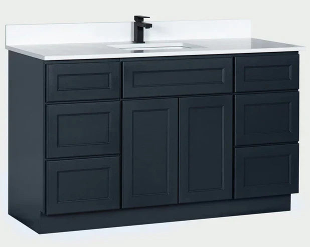 Single Sink Bathroom Vanity in Charcoal Grey