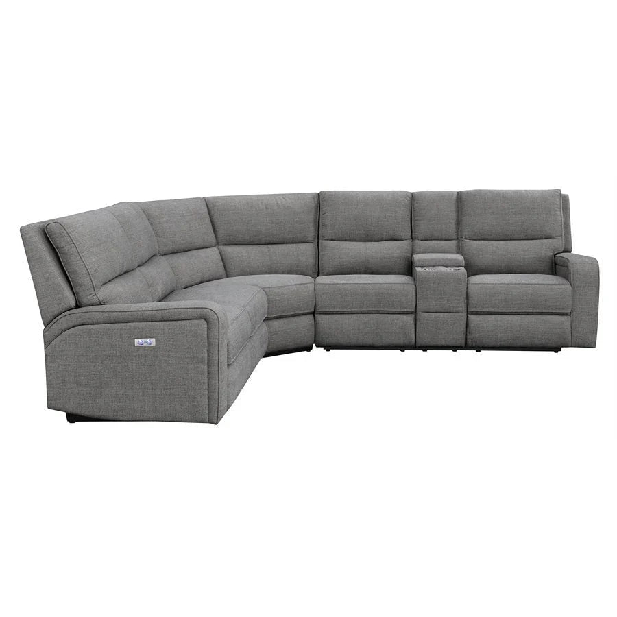 Medford Collection Power Reclining Sectional - Gray