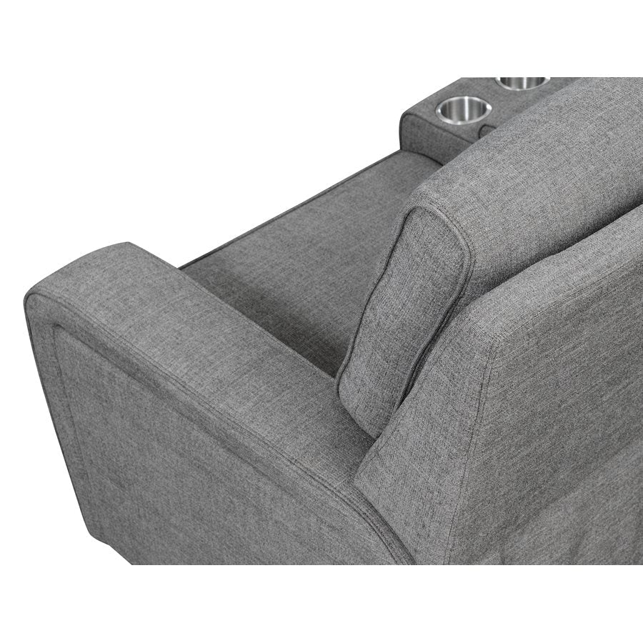 Medford Collection Power Reclining Sectional - Gray