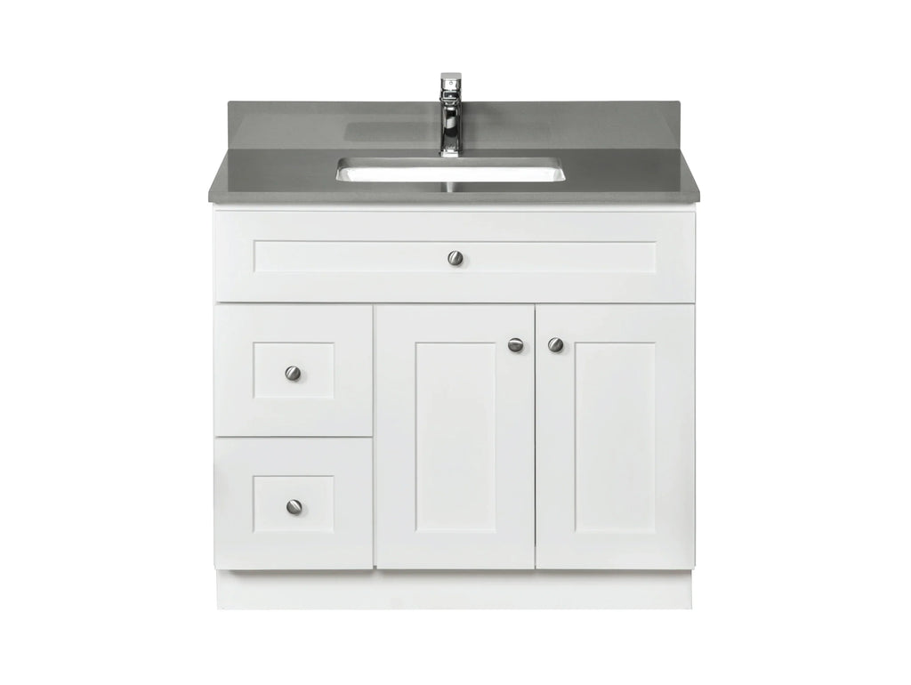 Bathroom Vanity in White - Combo