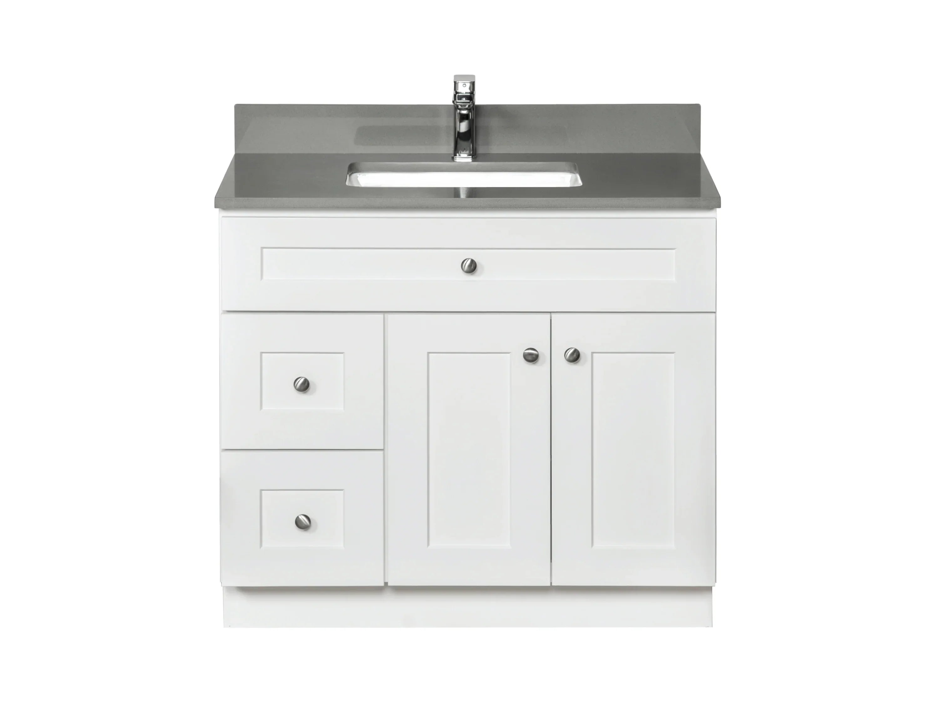 Bathroom Vanity in White - Combo