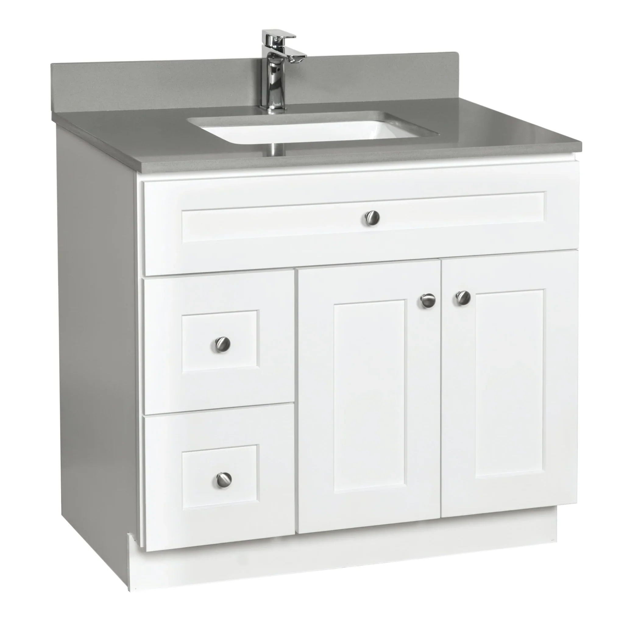 Bathroom Vanity in White - Combo