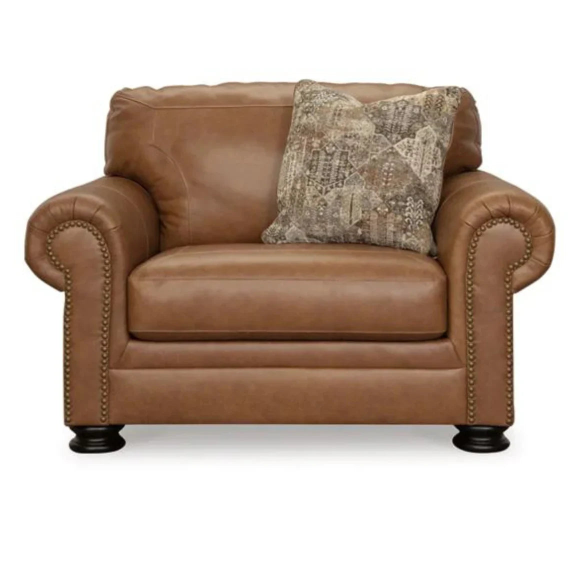 Leather Chair - Caramel