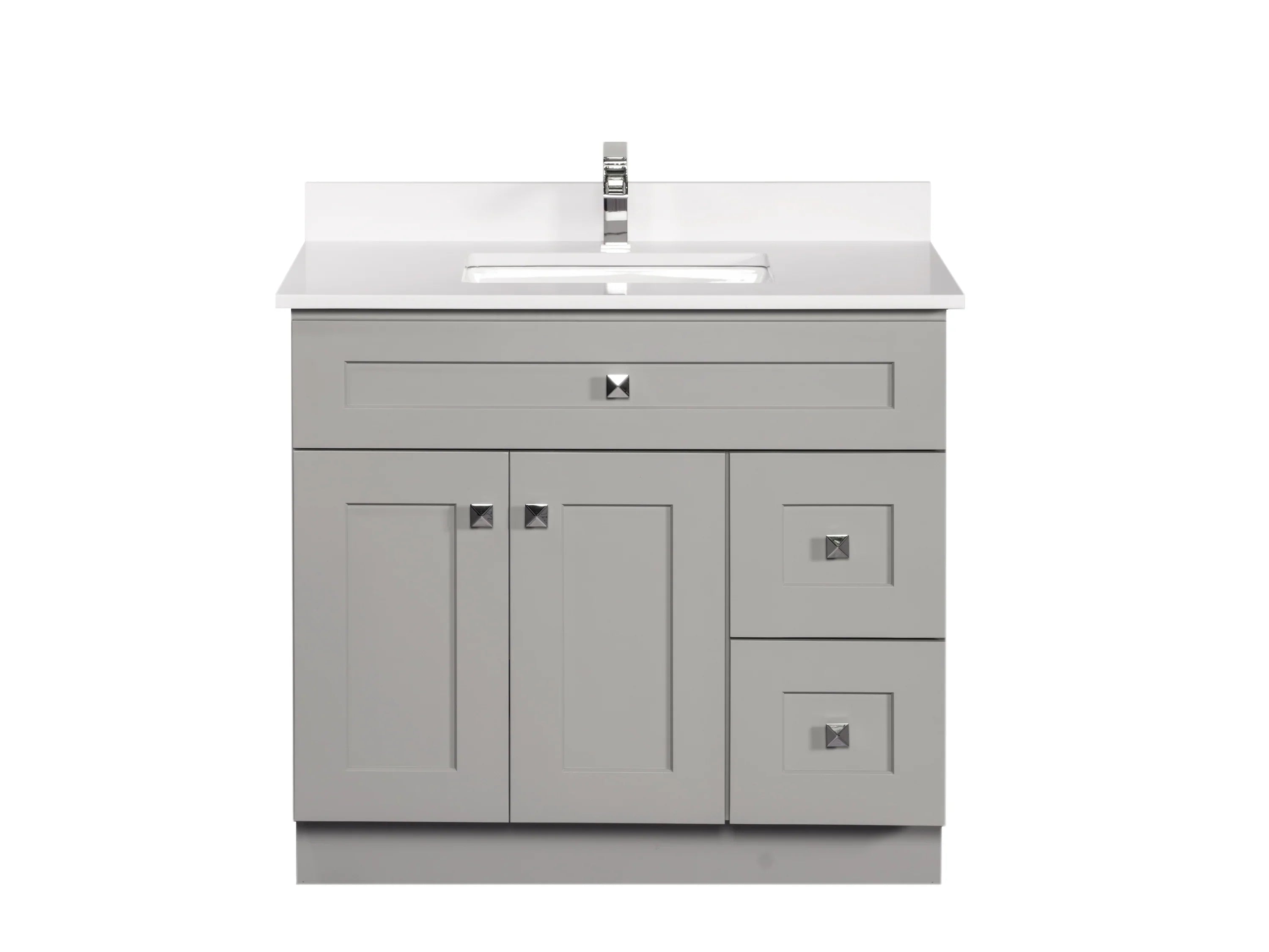 Bathroom Vanity in Grey - Combo