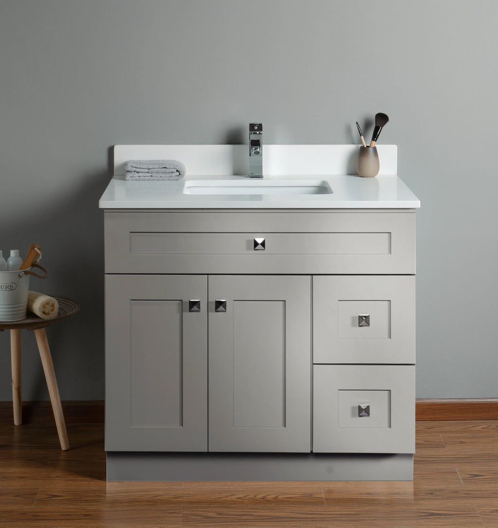 Bathroom Vanity in Grey - Combo