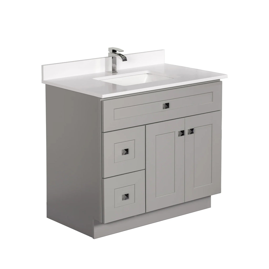 Bathroom Vanity in Grey - Combo