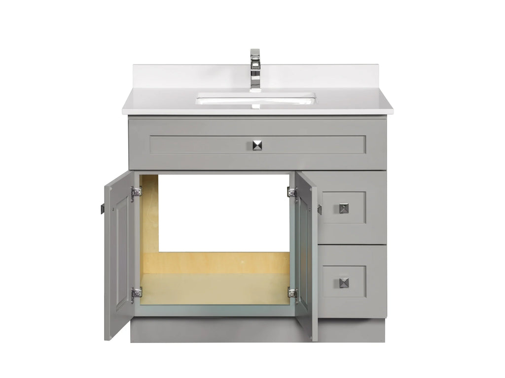 Bathroom Vanity in Grey - Combo