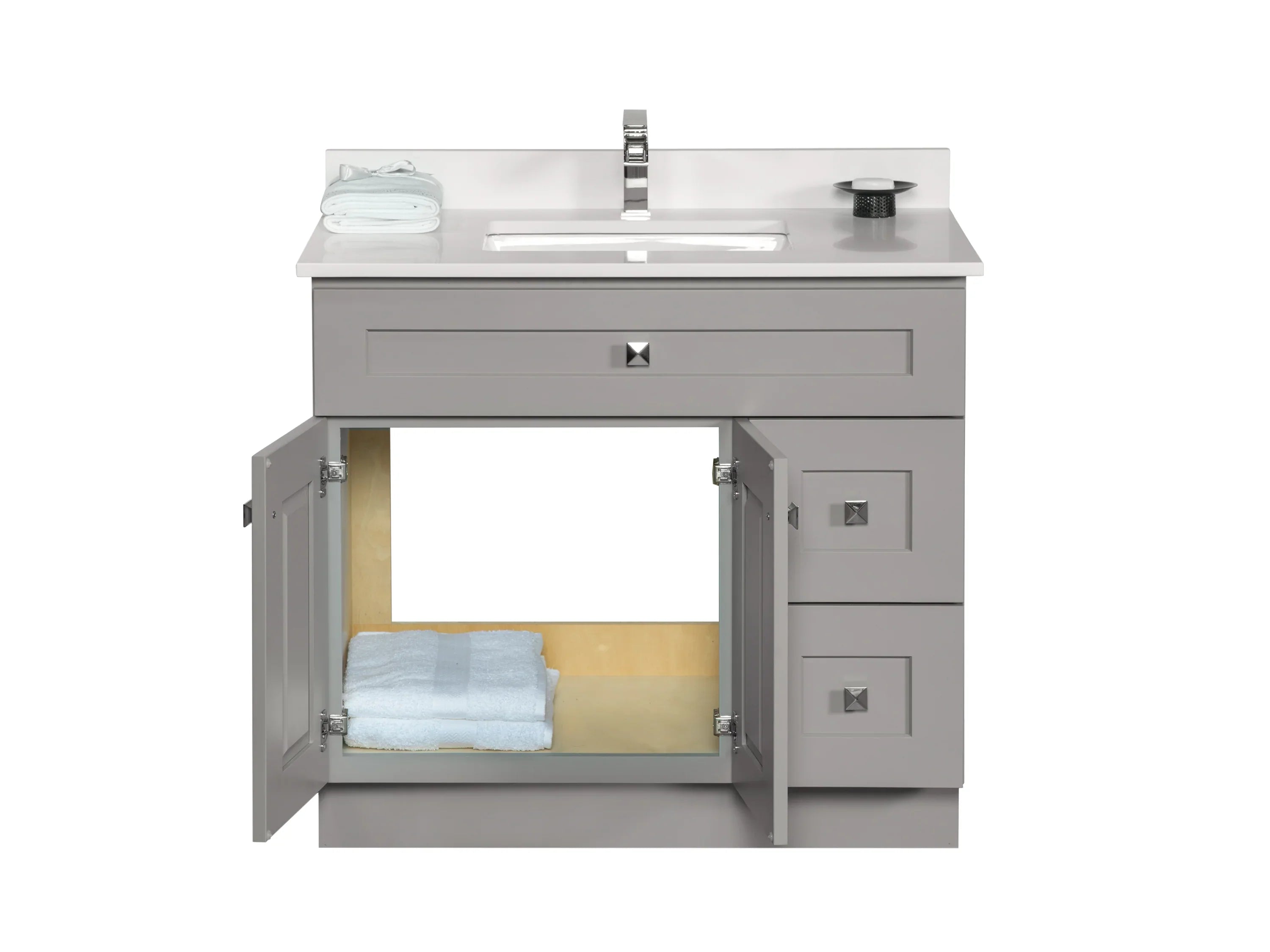 Bathroom Vanity in Grey - Combo