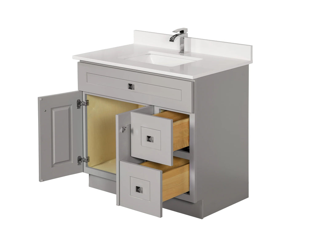 Bathroom Vanity in Grey - Combo