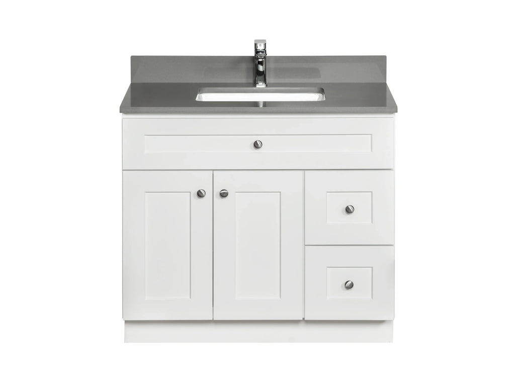 Bathroom Vanity in White - Combo