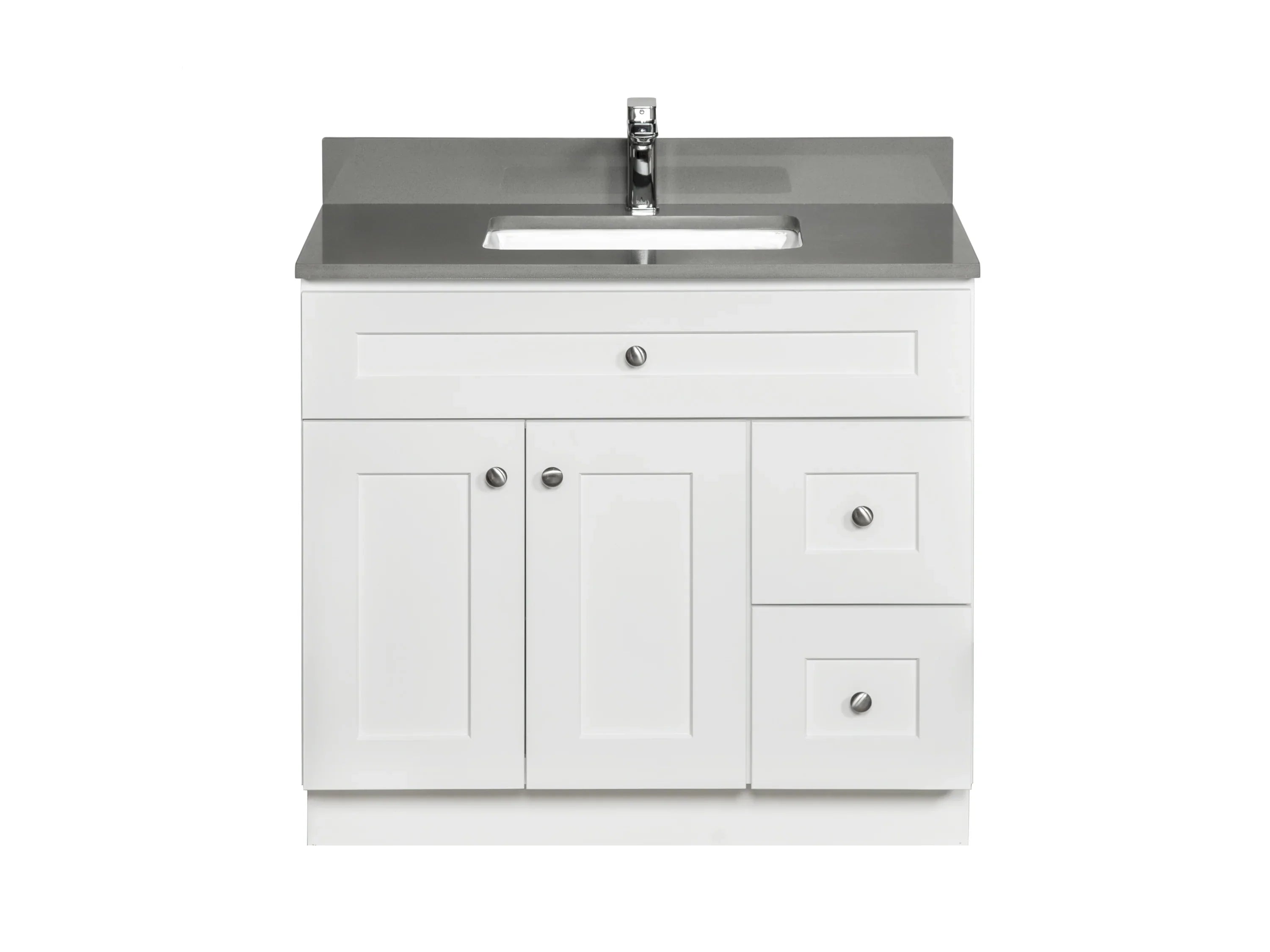 Bathroom Vanity in White - Combo