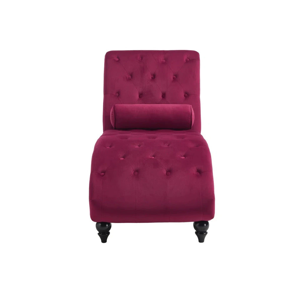 Classic Luxe Tufted Chaise Lounge