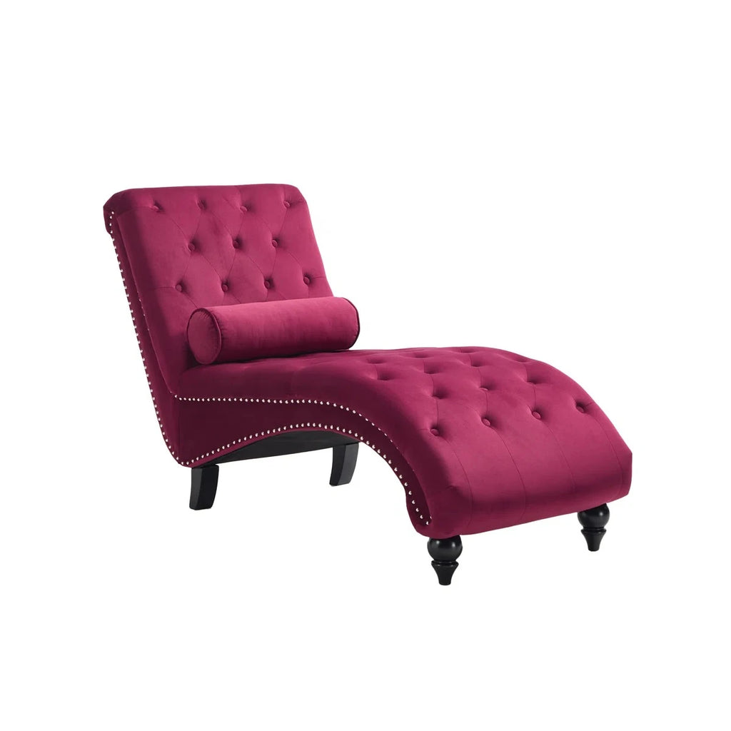 Classic Luxe Tufted Chaise Lounge