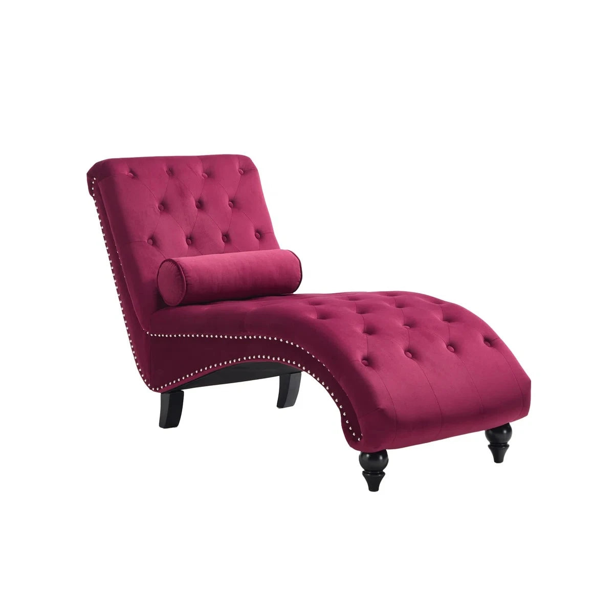 Classic Luxe Tufted Chaise Lounge