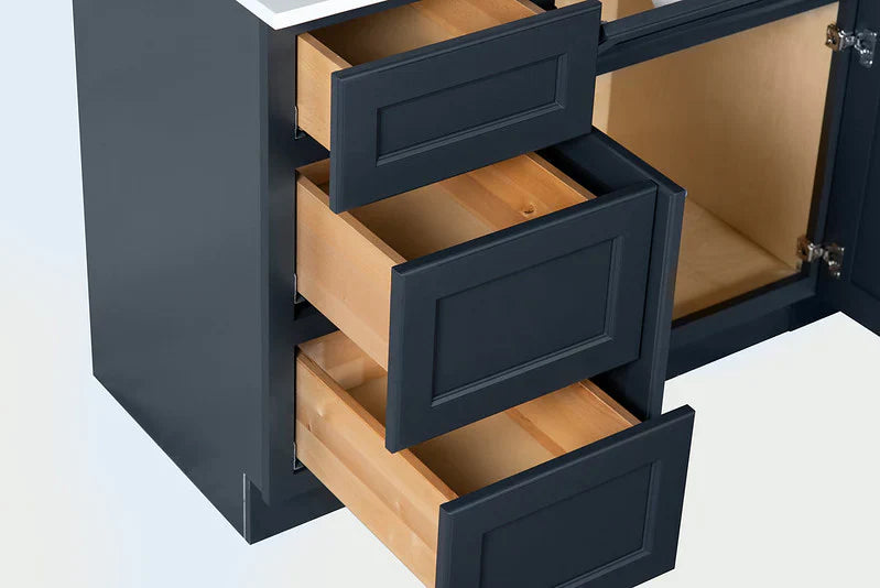 Single Sink Bathroom Vanity in Charcoal Grey