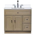 Bathroom Vanity in Warm Hazel - Combo
