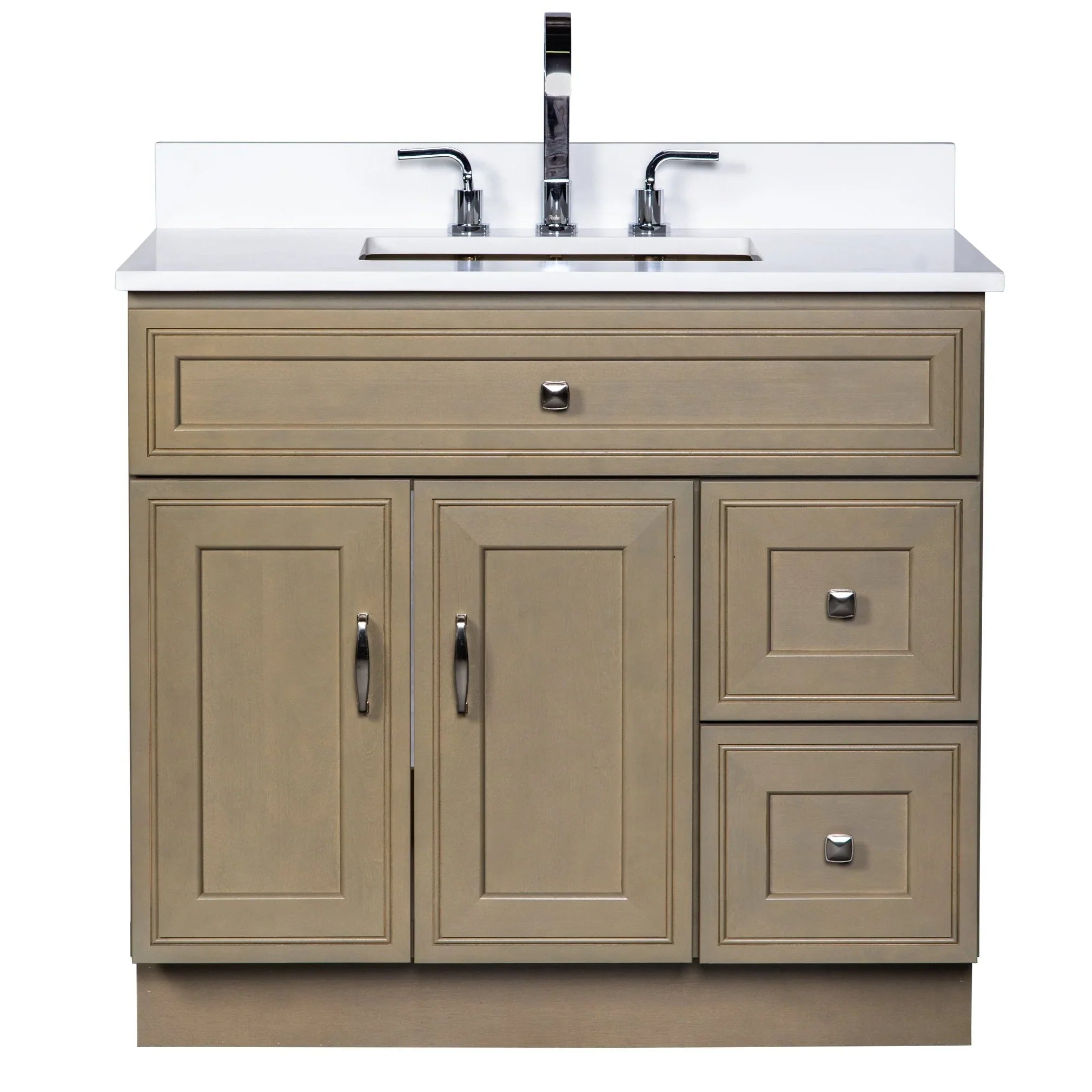 Bathroom Vanity in Warm Hazel - Combo