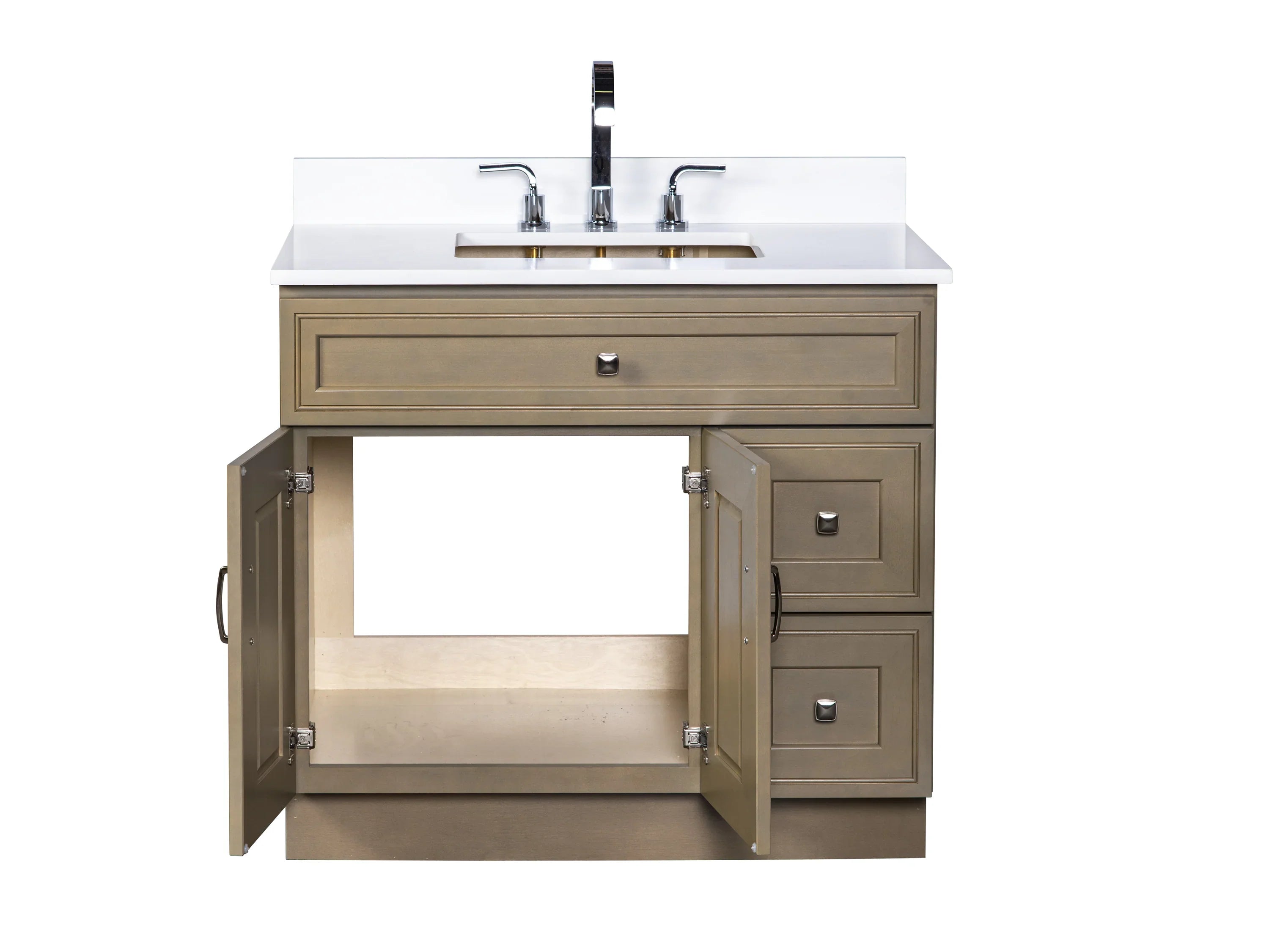 Bathroom Vanity in Warm Hazel - Combo