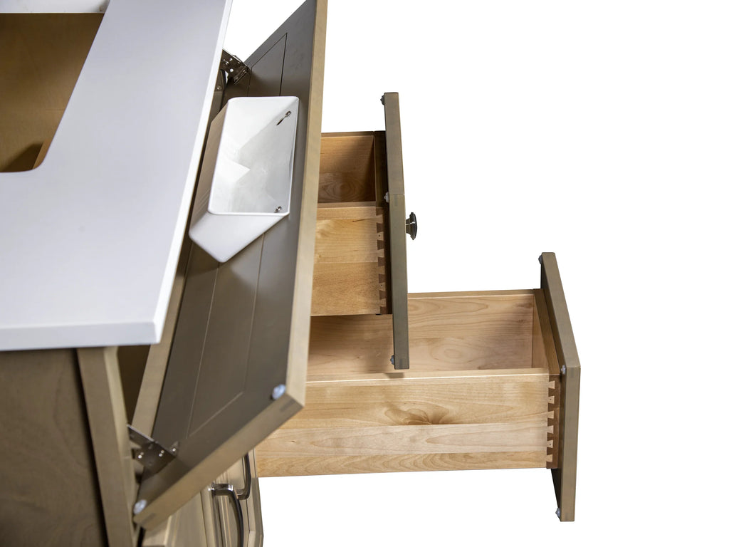Bathroom Vanity in Warm Hazel - Combo