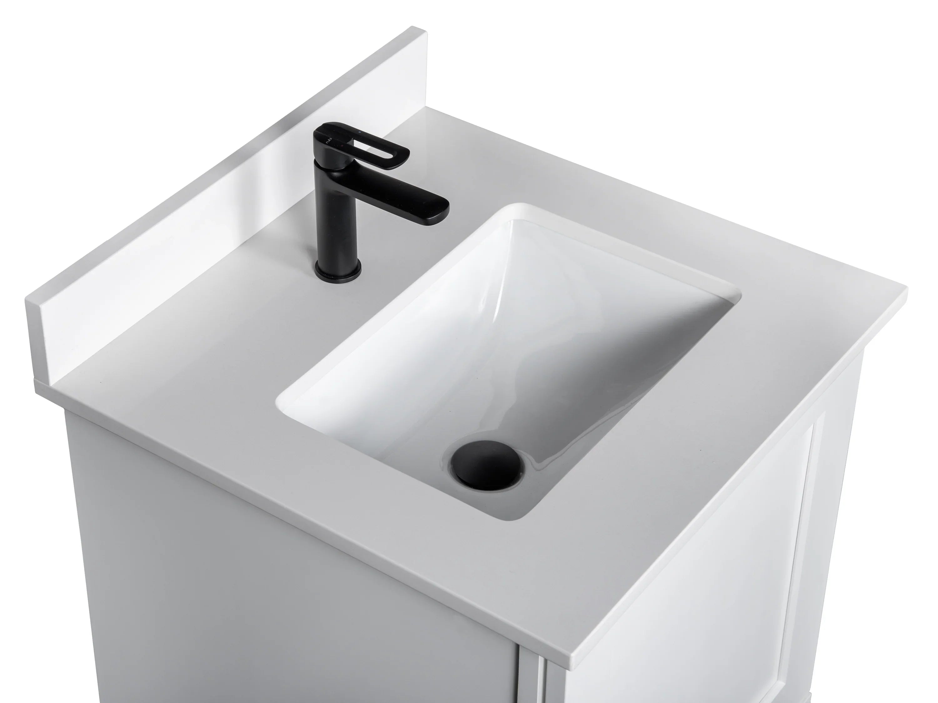 Bathroom Vanity in White with Legs
