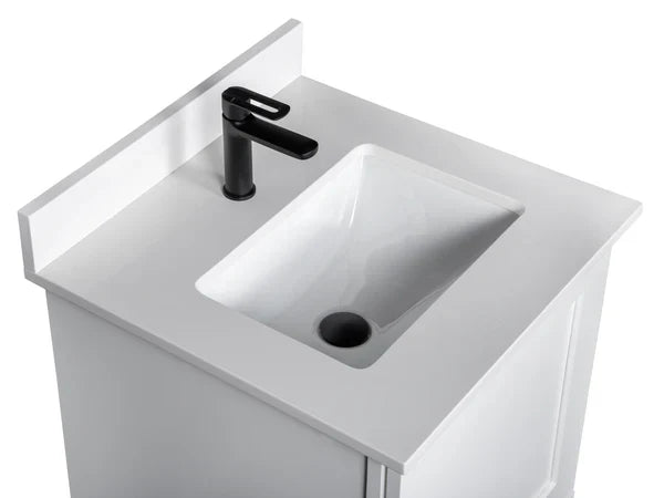 Bathroom Vanity in White with Legs