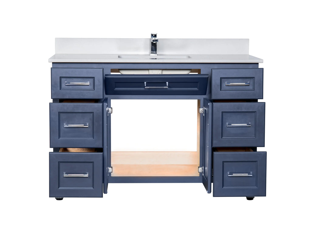Bathroom Vanity in Charcoal Grey with Legs