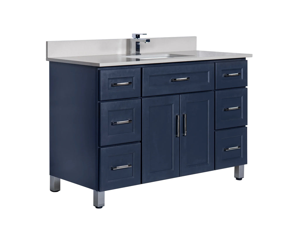 Bathroom Vanity in Charcoal Grey with Legs