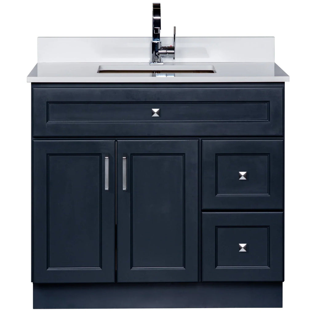 Bathroom Vanity in Charcoal Grey - Combo
