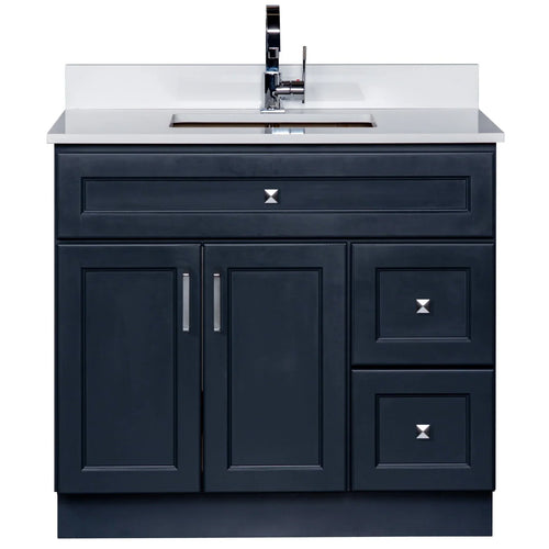 Bathroom Vanity in Charcoal Grey - Combo