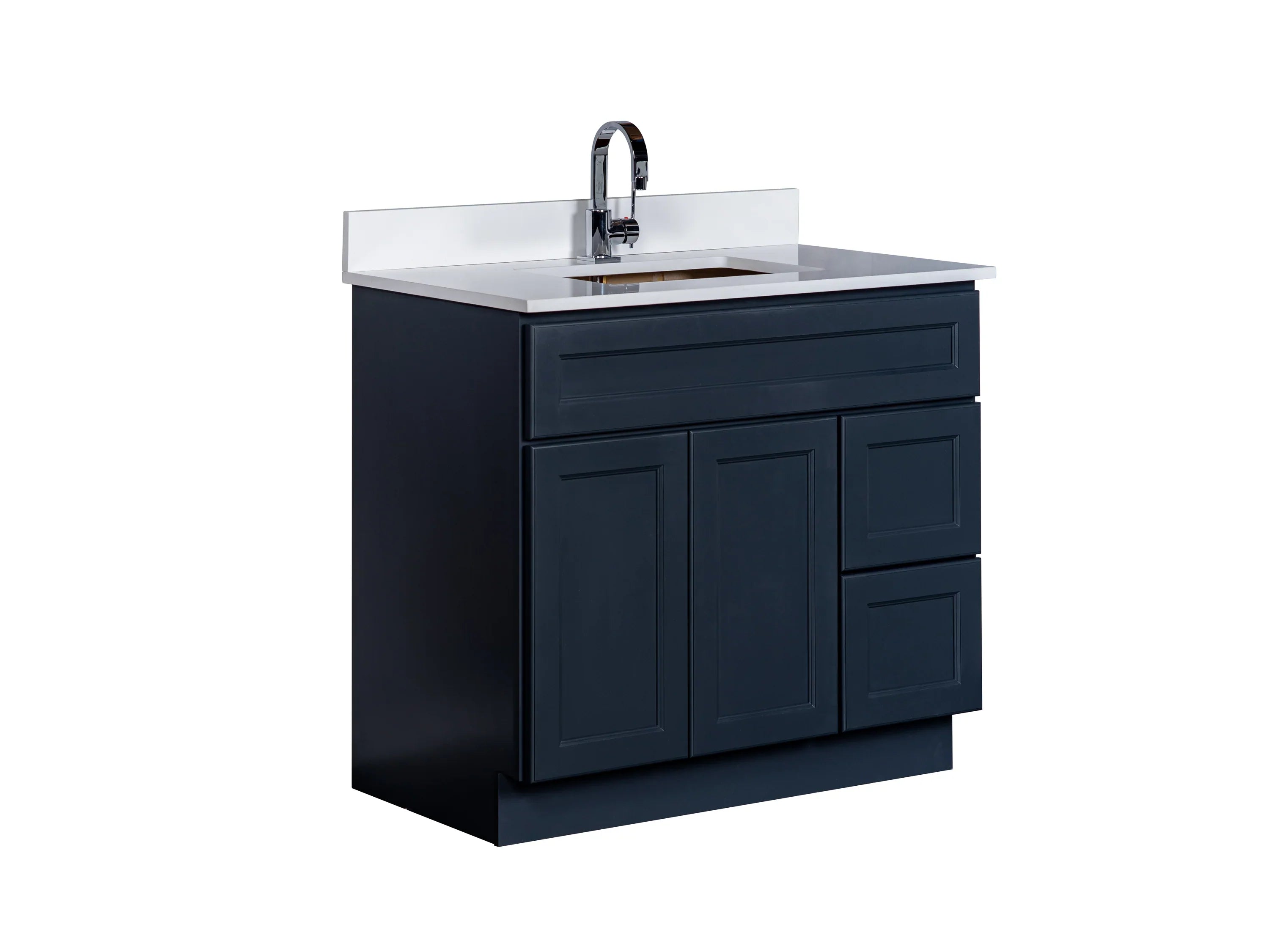 Bathroom Vanity in Charcoal Grey - Combo