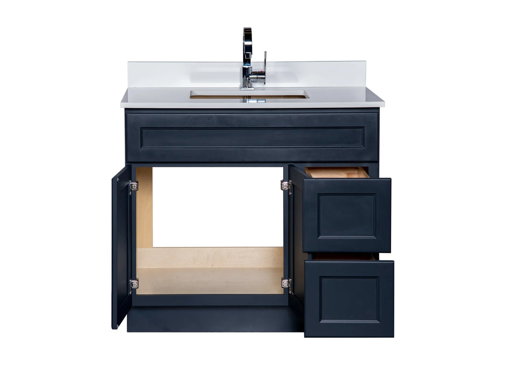 Bathroom Vanity in Charcoal Grey - Combo