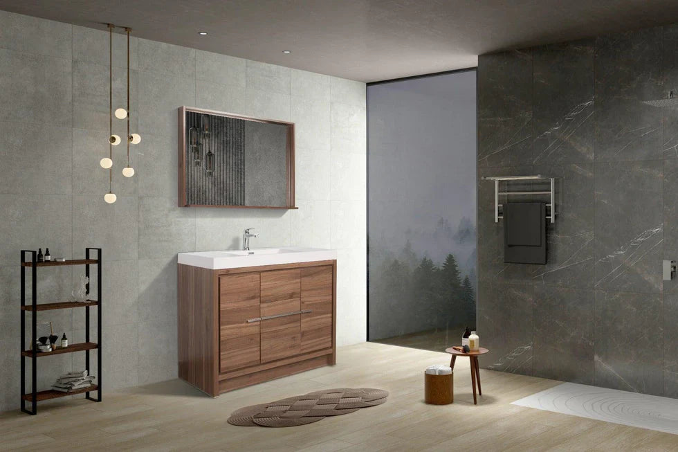Walnut Freestanding Bathroom
