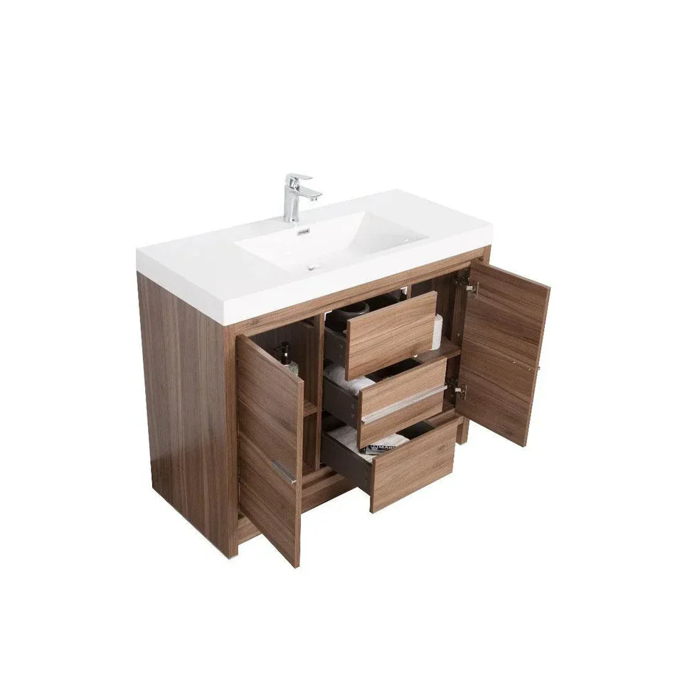Walnut Freestanding Bathroom