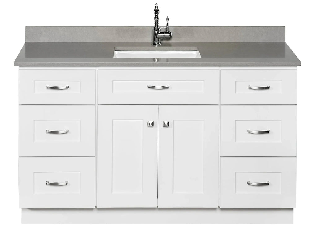Single Sink Bathroom Vanity in White