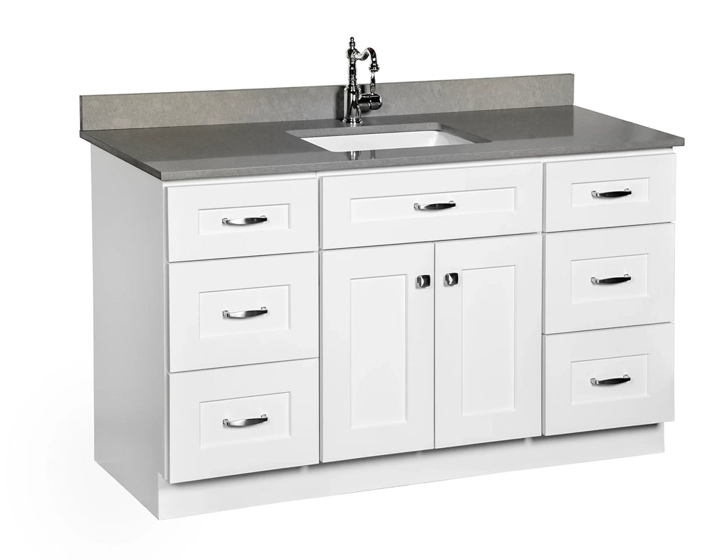 Single Sink Bathroom Vanity in White