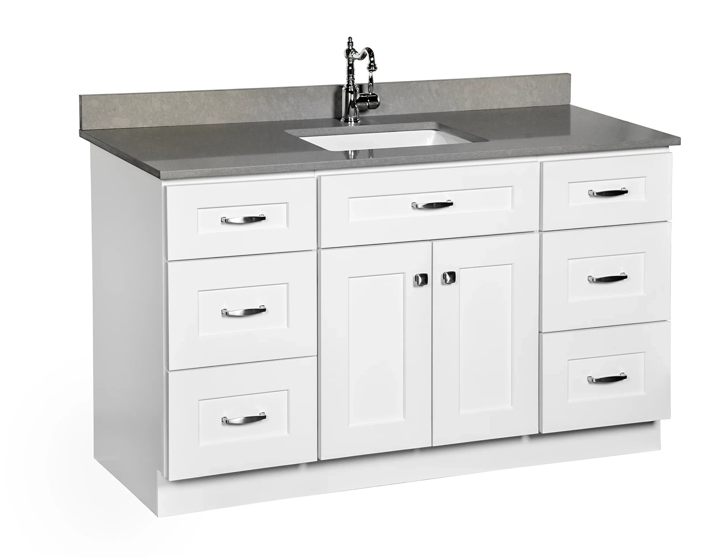 Single Sink Bathroom Vanity in White