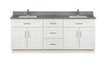 Double Sink Bathroom Vanity in White