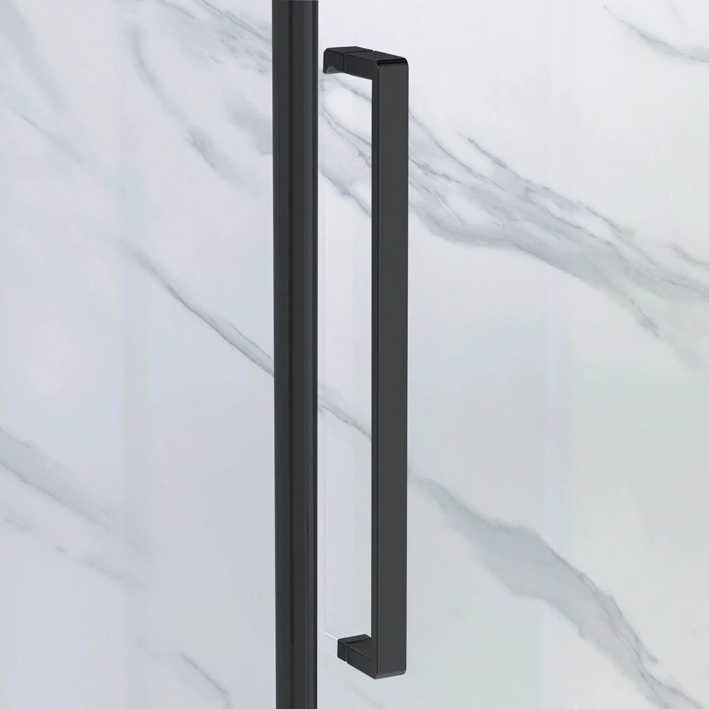 Bristol Rectangular Shower Kit in Black / Chrome / Brushed Nickel